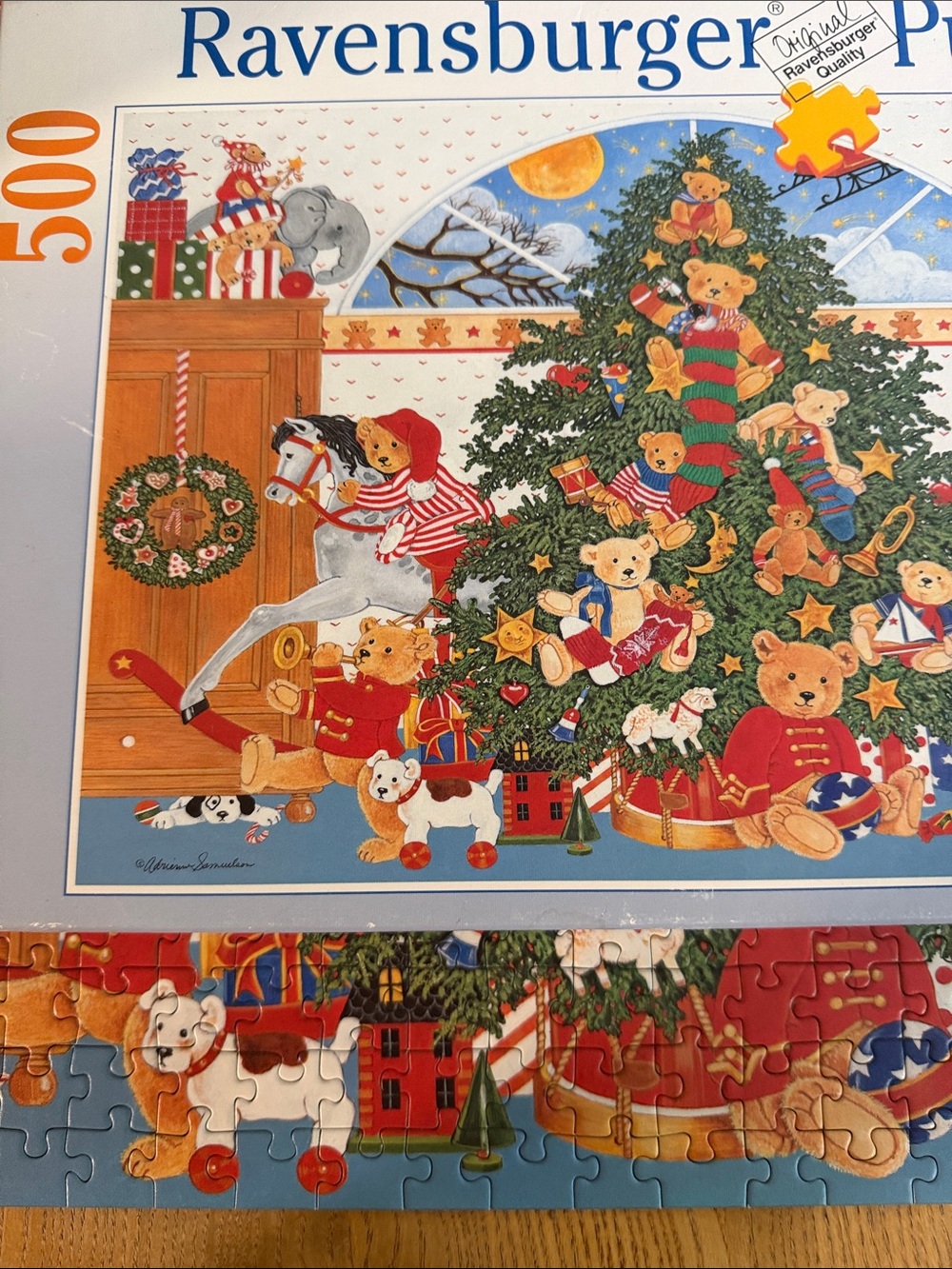 Puzzle by Ravensburger. 500ct. Beary Christmas